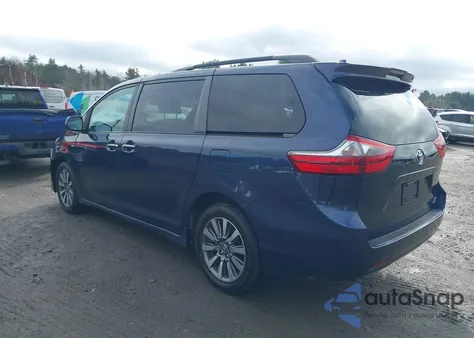 2020 Toyota Sienna Le z USA, uszkodzony, nr VIN 5TDJZ3DC4LS251363